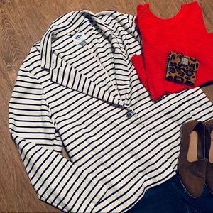 Old Navy- cotton striped blazer